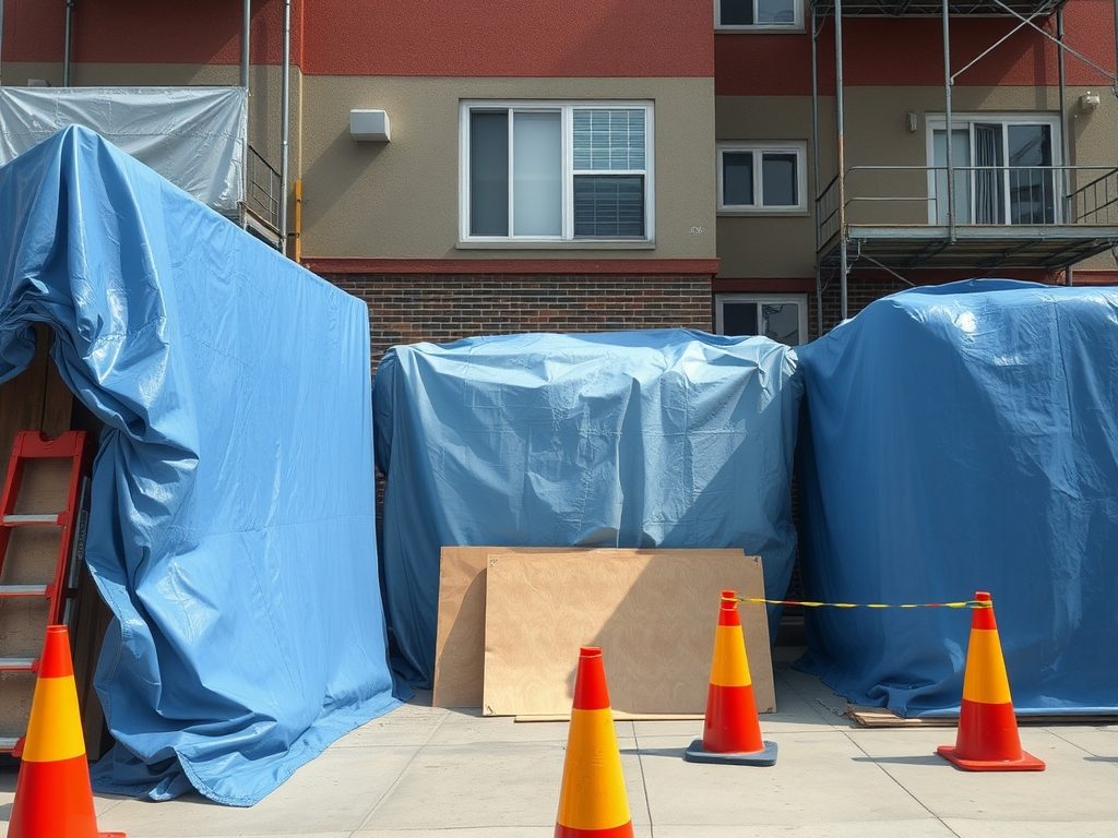 Jak skutecznie zabezpieczyć części wspólne podczas remontu i uniknąć uszkodzeń oraz konfliktów w budynku wielorodzinnym