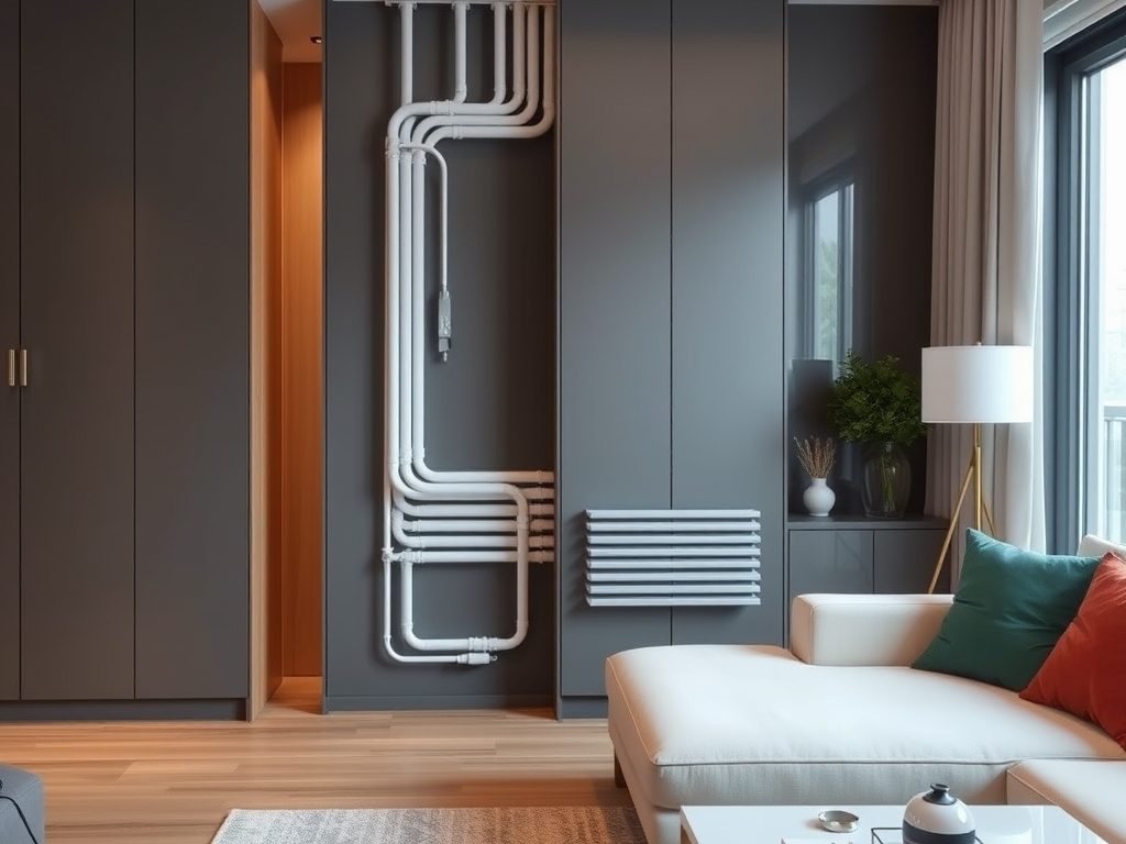 Jak schować rury centralnego ogrzewania w bloku, unikając problemów i zachowując dostęp do instalacji